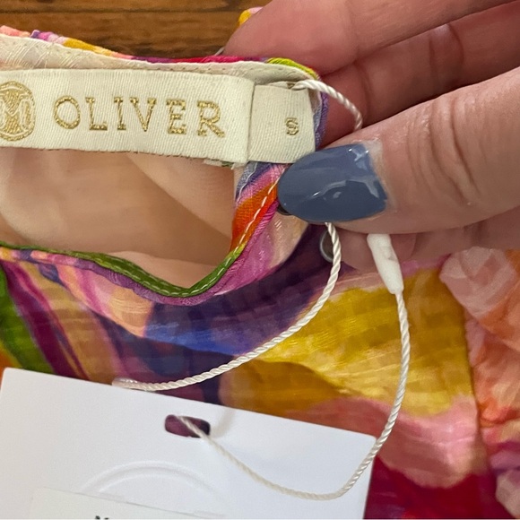 Marie Oliver Harly Pastel Marble Top Style 1H7-177-212B Women’s Small NEW W TAGS - Picture 5 of 7